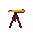 Telescope, pixel-art sprite