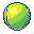 Tennis ball, pixel-art sprite