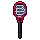 Tennis racket, pixel-art sprite