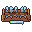 Test tubes, pixel-art sprite