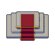Throne dais, animated pixel-art GIF