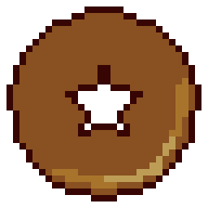 Arcade token, animated pixel-art GIF