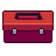Toolbox, animated pixel-art GIF