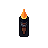Wall sconce, pixel-art sprite
