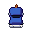 Toy car, pixel-art sprite