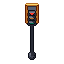 Traffic light, pixel-art sprite