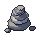 Trail marker, pixel-art sprite