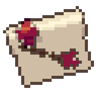 Treasure map, animated pixel-art GIF