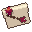 Treasure map, pixel-art sprite