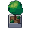 Planter, pixel-art sprite