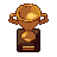 Gold cup, animated pixel-art GIF