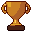 Small trophy, pixel-art sprite