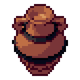 Urna de barro, GIF animado de pixel art