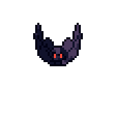 Giant bat, animated pixel-art GIF