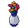Vase, pixel-art sprite