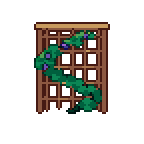 Climbing vine, animated pixel-art GIF