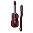 Violin, pixel-art sprite