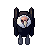 Vulture, pixel-art sprite