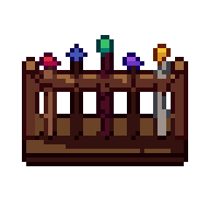 Wand rack, animated pixel-art GIF