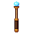 Wand, pixel-art sprite