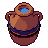 Water jar, pixel-art sprite