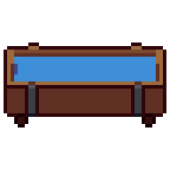 Water trough, animated pixel-art GIF