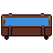 Water trough, pixel-art sprite