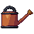 Watering can, pixel-art sprite