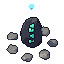Waypoint, pixel-art sprite
