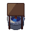 Covered well, pixel-art sprite