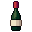 Wine bottle, pixel-art sprite