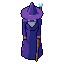 Wizard, pixel-art sprite