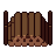 Woodpile, animated pixel-art GIF