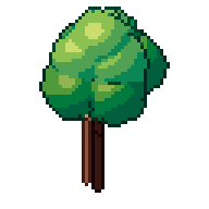 Sapling, animated pixel-art GIF