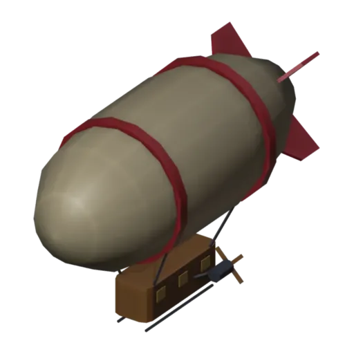 Luftschiff, 3D-Modell