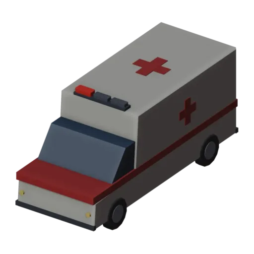Ambulance, 3D model