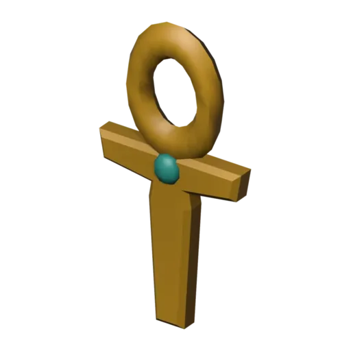 安卡十字,3D 模型
