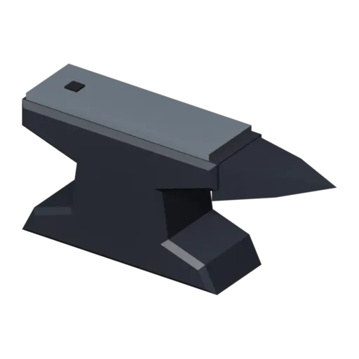 Small anvil, 3D model