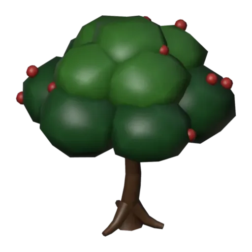 Apple tree, 3D model