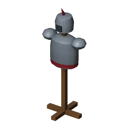 Armour stand, 3D model