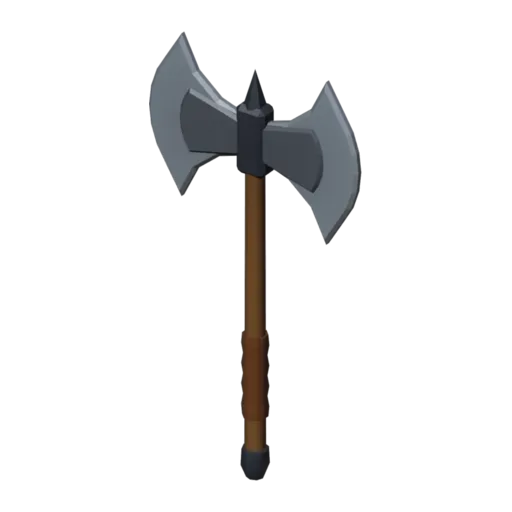 Battle axe, 3D model