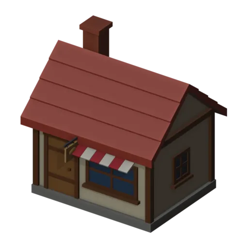 Bakery, 3D model