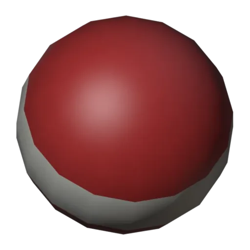 Rubber ball, 3D model
