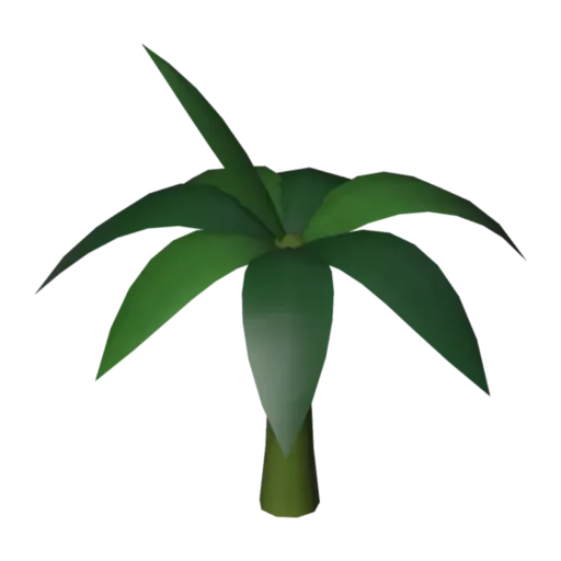 Banana plant, 3D model