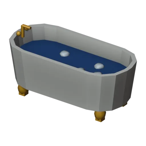Bathtub, 3D model