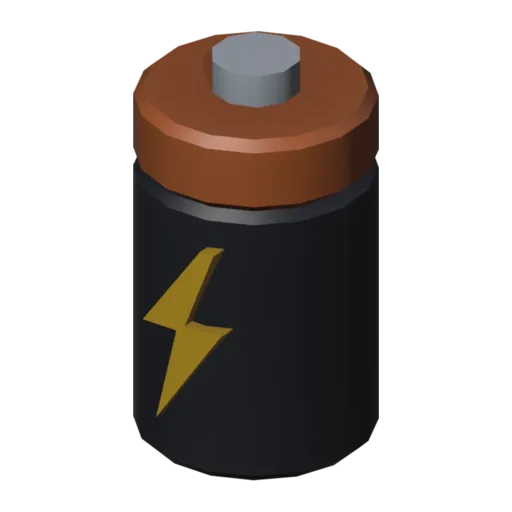 Battery, 3D model