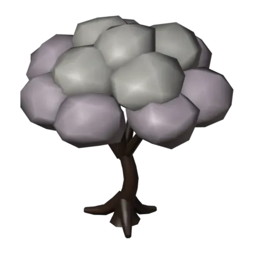 Plum blossom, 3D model