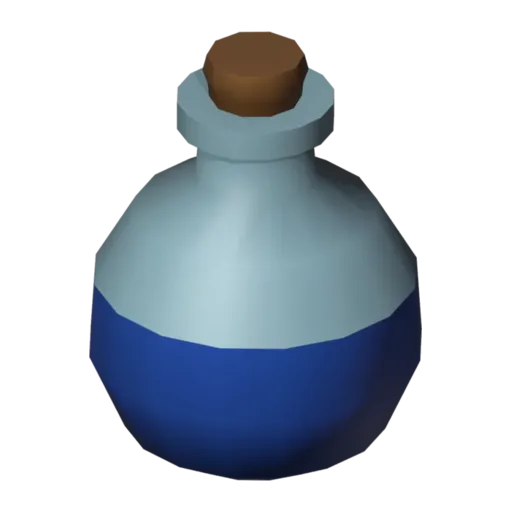 法力药水,3D 模型