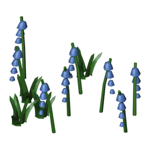 Bluebells, 3D model