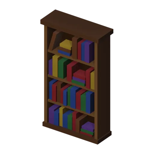 Bookshelf, 3D model